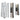W Series 1 Sided Floating Wine Rack Kit in Matte Black Storing 21 Bottles