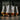 BiC Originals' Hand-Blown Neat Pour Glass- set of 3 Diamond, Spiral and Pinstripe Styles