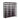 Evolution 45 in. High 3 Column Wine Wall in Matte Black Storing 81 Bottles 
