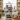 Wine rack with bottles on a kitchen counter
