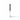 Tall, thin black object with a wooden base on a white background