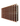 Side view of a 14 column pine wooden wine rack storing 140 bottles