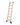 8-Foot Wood Ladder for Wine Cellar Racking Systems