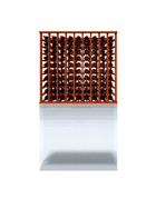 9 Column Wooden Upper Wine Rack Cabinet- Stores 90 standard wine bottles 